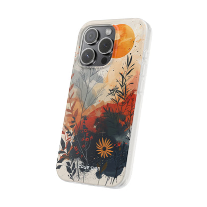 Orange Solstice iPhone 15 Pro Case - Soft