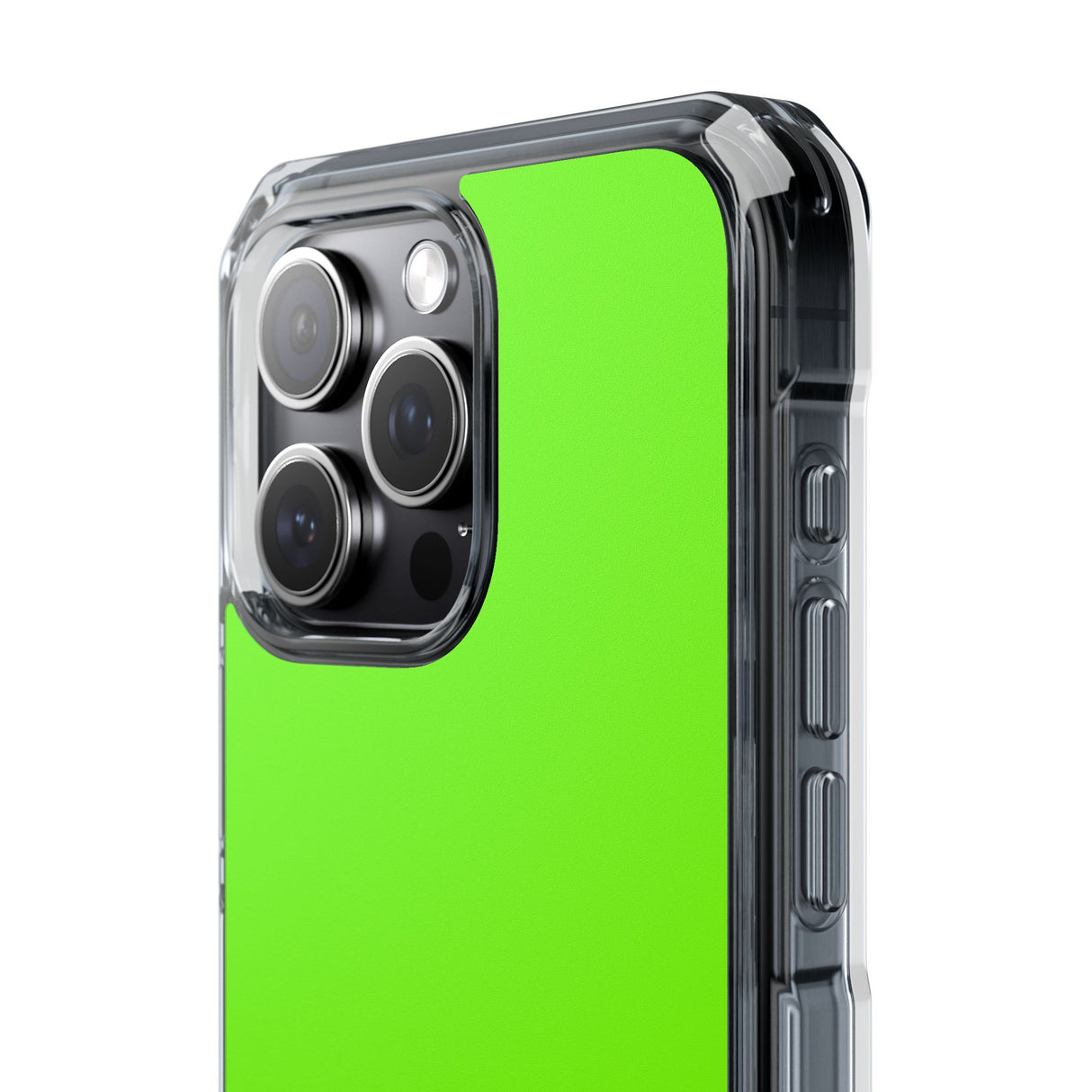 Lawn Green | Phone Case for iPhone (Clear Impact Case - Magnetic)