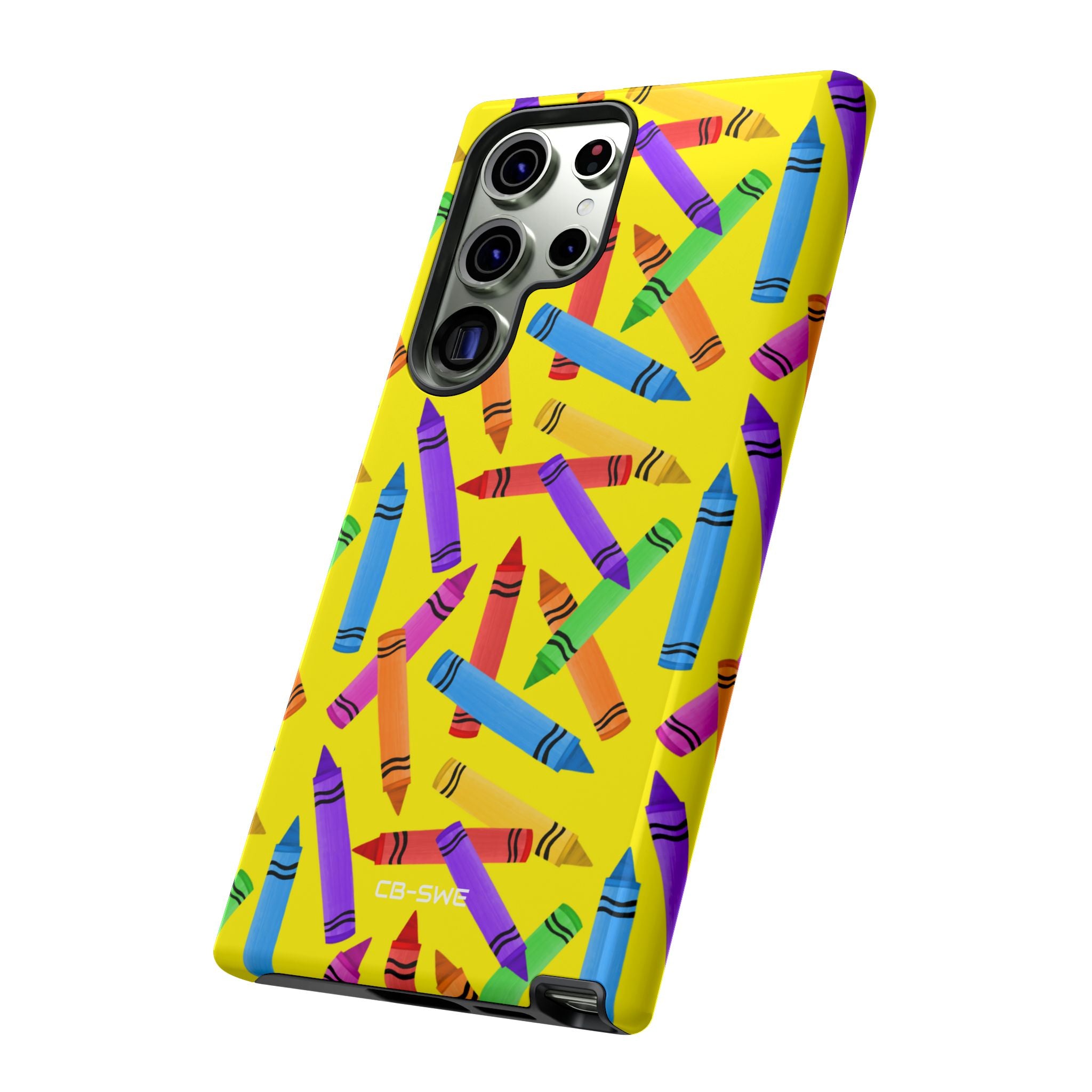 Crayons Scatter Playfully - Samsung Case