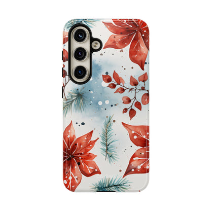Poinsettias Bloom Bright - Samsung Case
