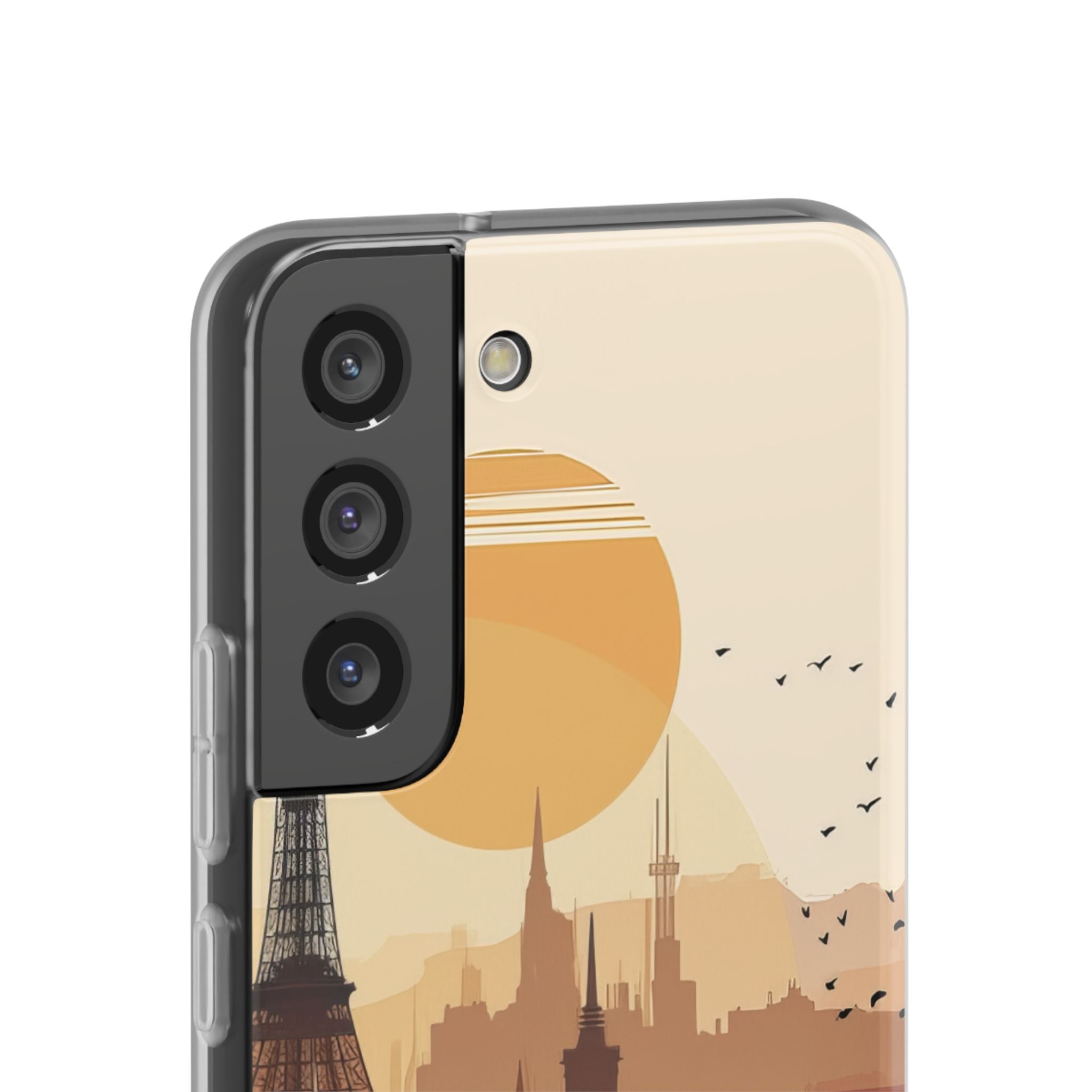 Parisian Sunset Serenity | Flexible Phone Case for Samsung Galaxy