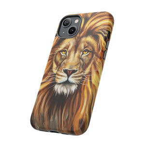 Lion head Digital Painting - Protective Phone Case