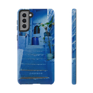 Blue City Morocco - Protective Phone Case