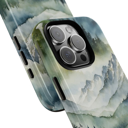 Misty Peaks Emerge - iPhone Case