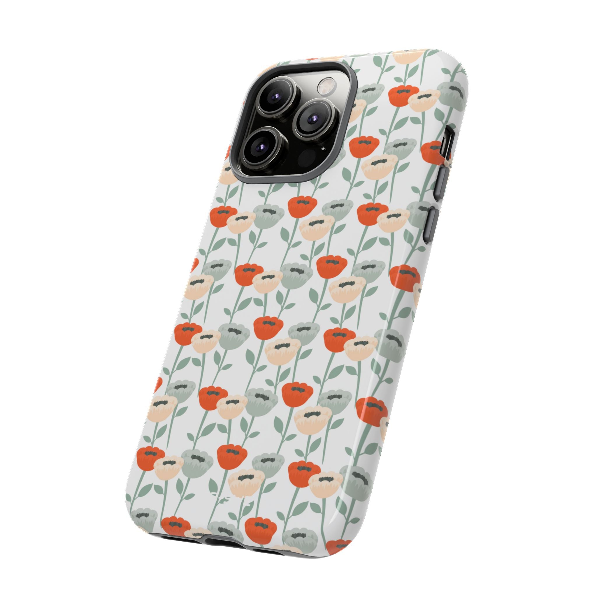 Minimalist Floral Elegance - iPhone Case