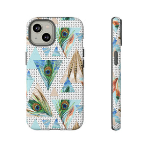 Peacock Feathers - Protective Phone Case