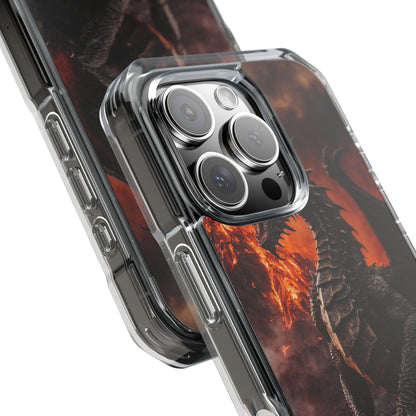 Fiery Dragon Soars iPhone Case - Impact