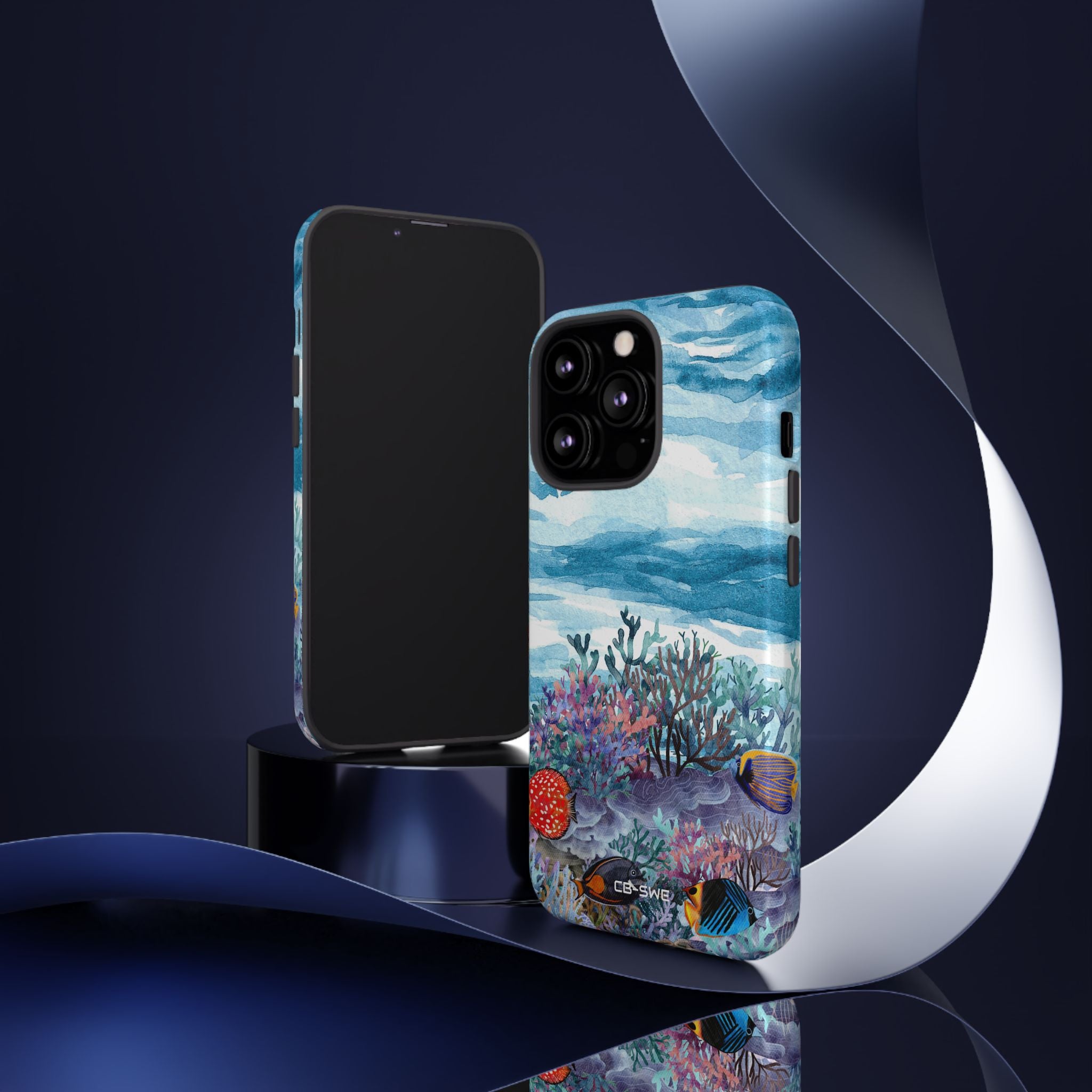Aquatic Life Watercolors - iPhone Case