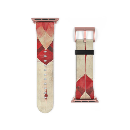 Crimson Bloom - Watch Band