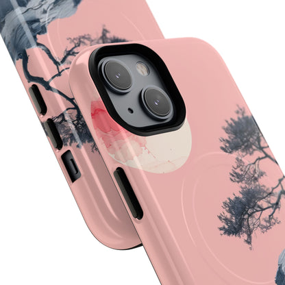 Crimson Moon Tree iPhone 14 Case - Tough+