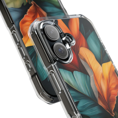Tropical Leafburst iPhone 16 Case - Impact