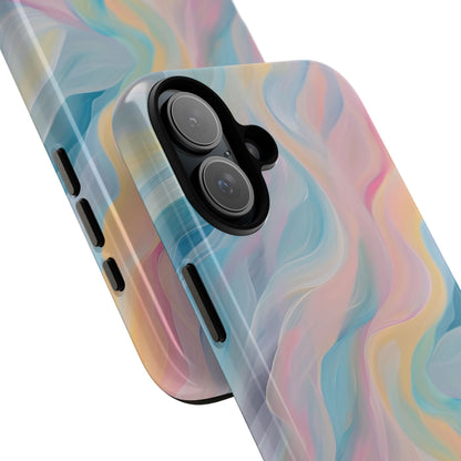 Dreamy Pastel Swirls - Tough iPhone 16 Phone Case