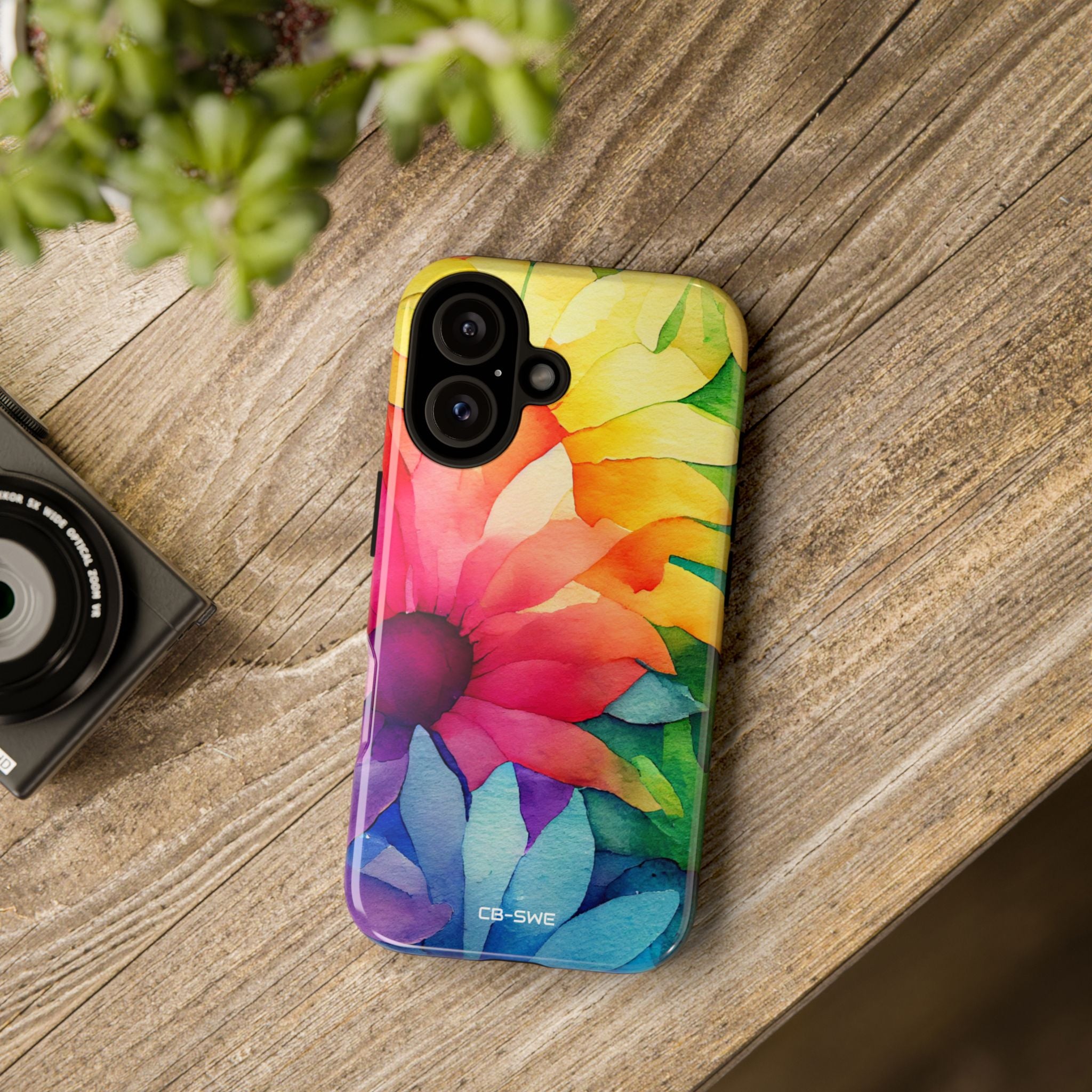 Vibrant Floral Symphony - iPhone Case