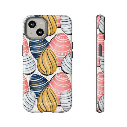 Pastel Eggs iPhone 14 Case - Tough