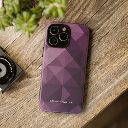 Gradient Purple Mosaic iPhone 16 - Tough Phone Case