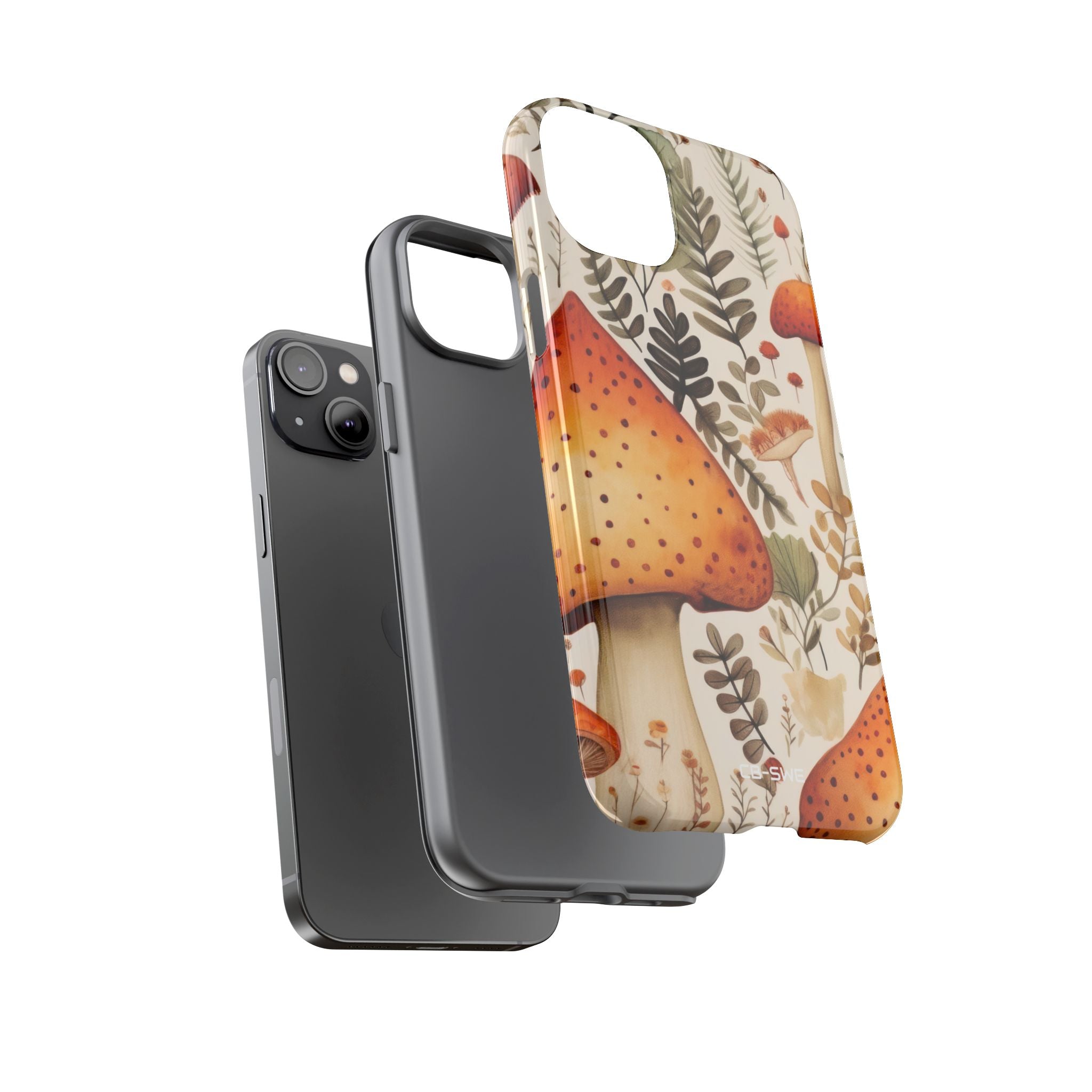 Mushrooms Sprout Cheerfully - iPhone Case