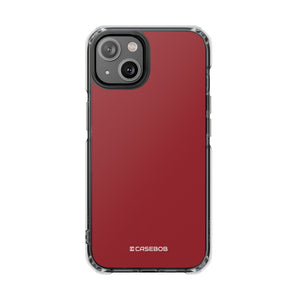 Japanese Carmine | Phone Case for iPhone (Clear Impact Case - Magnetic)