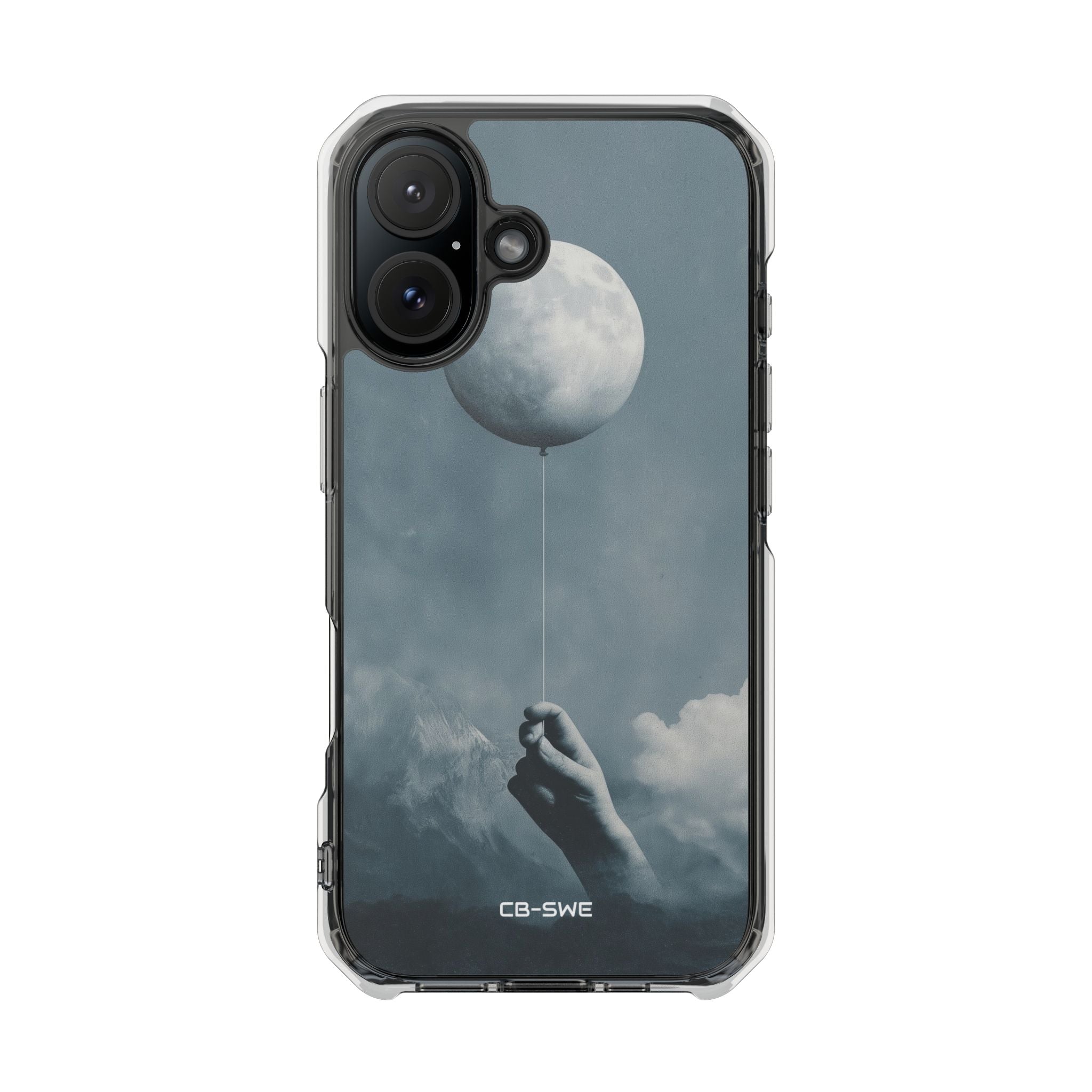 Moon Cradled Softly iPhone Case - Impact