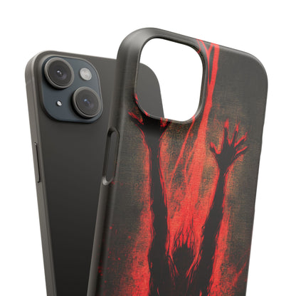 Gothic Crimson Ascension iPhone 15 - Slim Phone Case