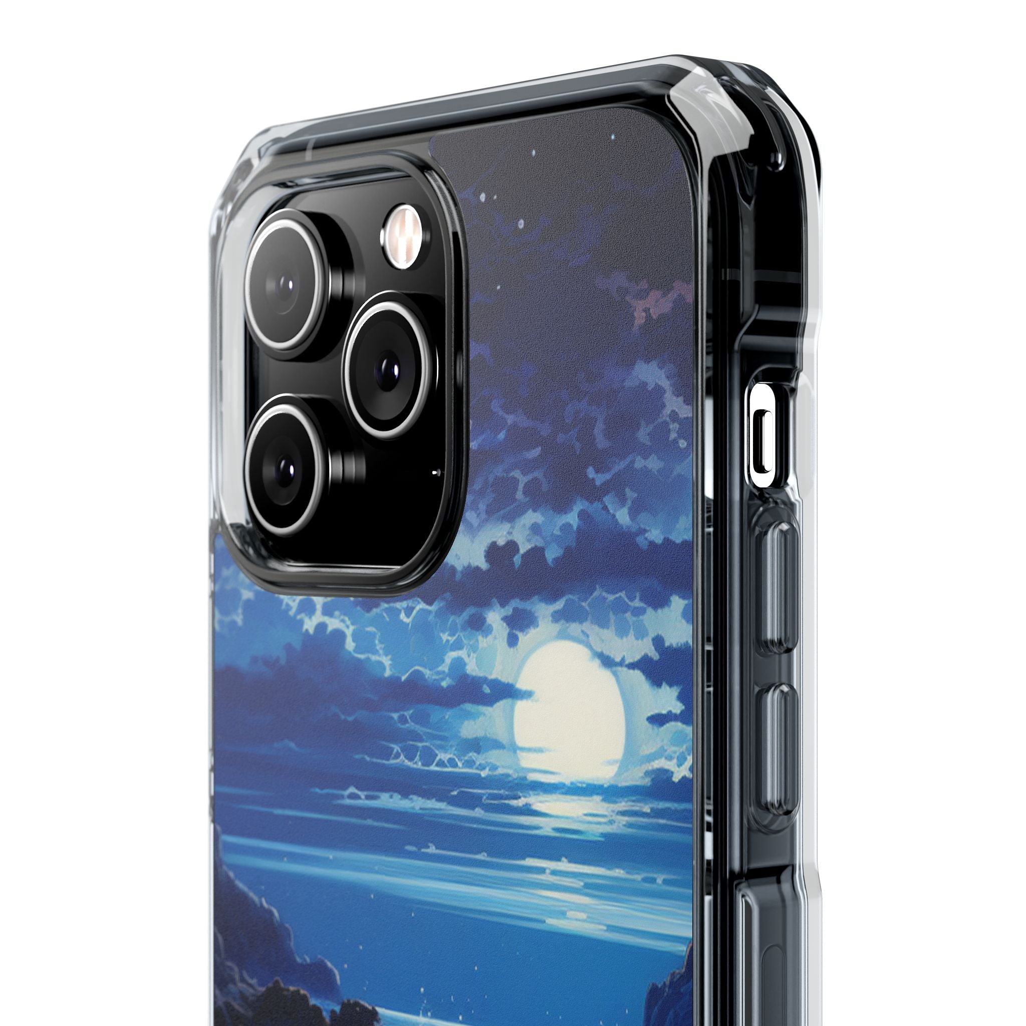 Moonlit Sea Dance iPhone Case - Impact
