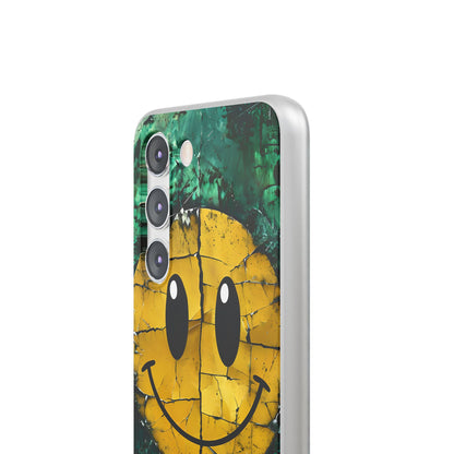 Cracked Smiley Samsung S23 Case - Soft