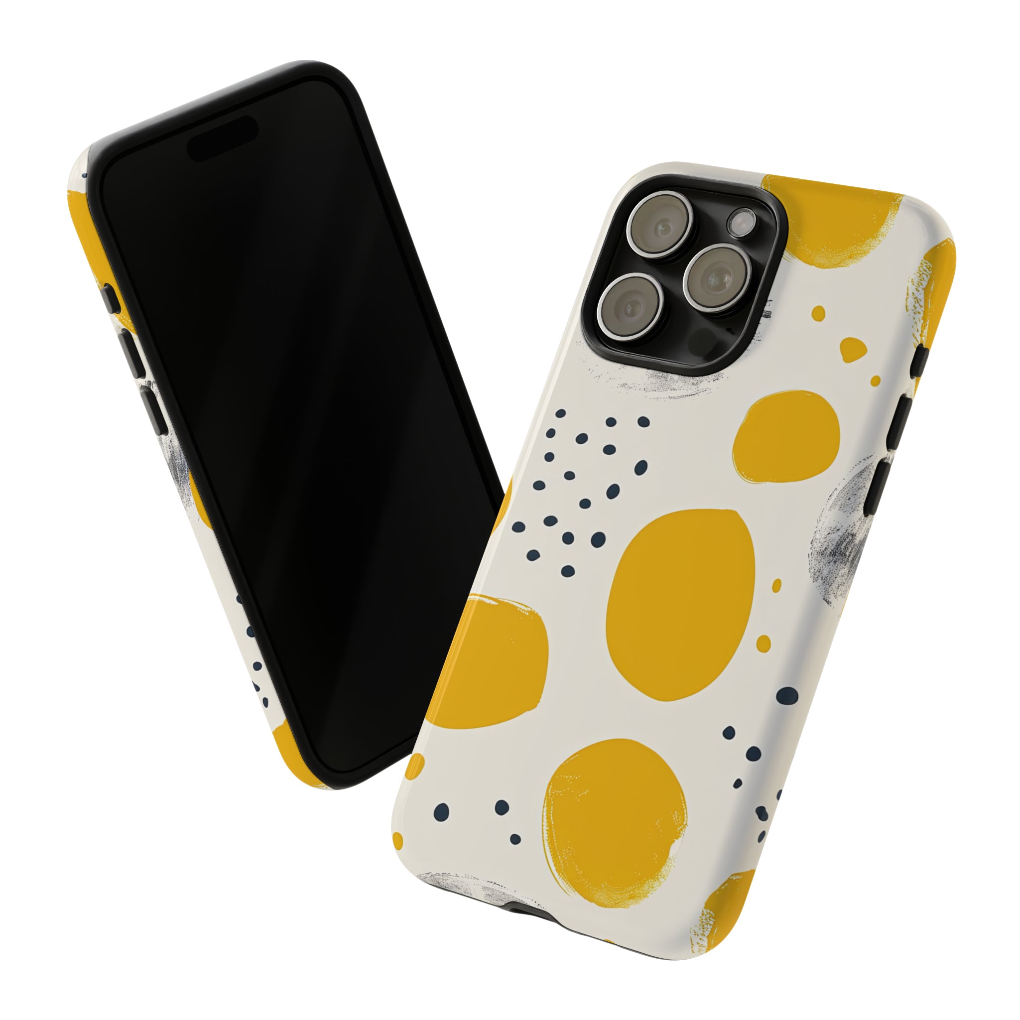 Dotted Yellow Simplicity - Protective Phone Case