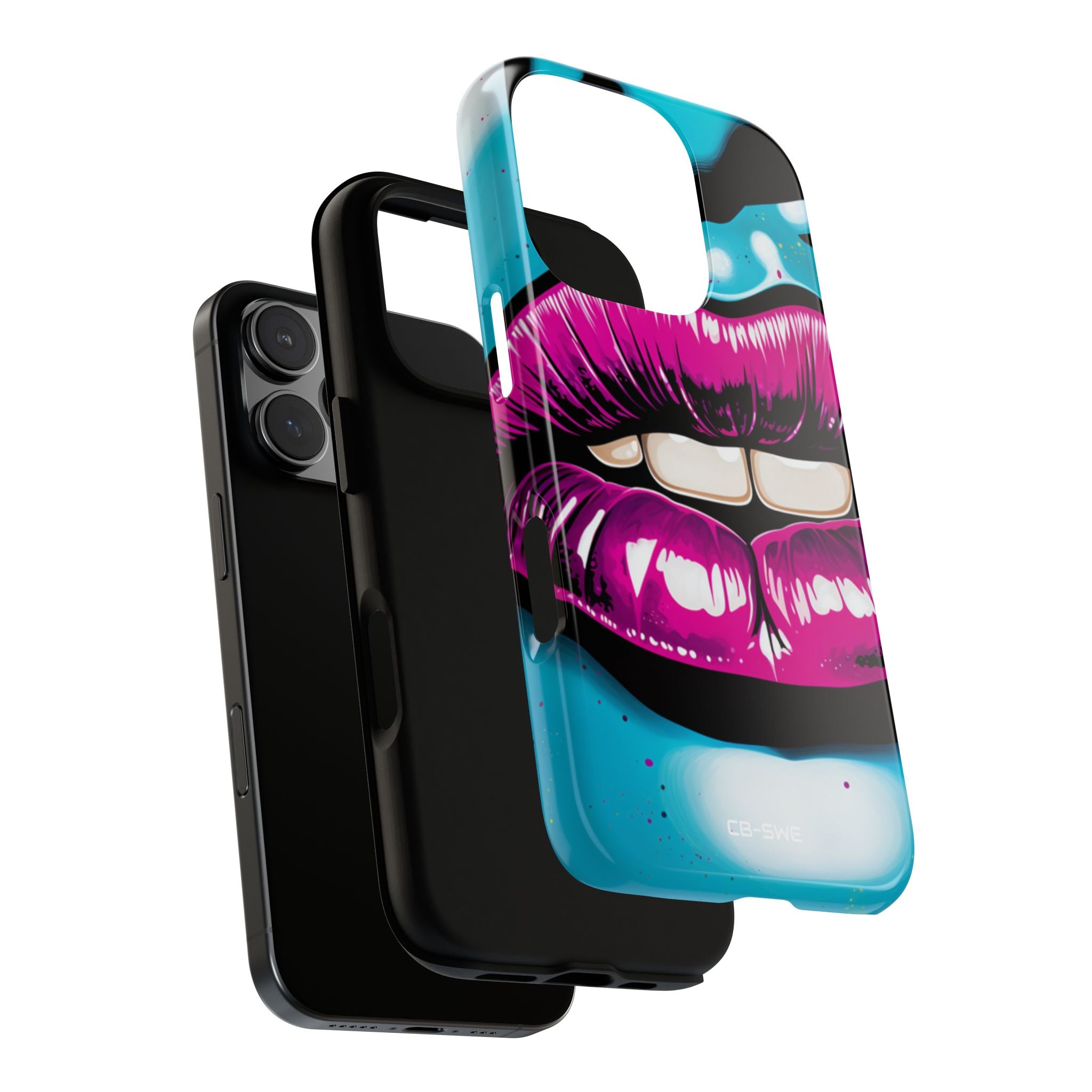 Vivid Lips Contrast - iPhone Case