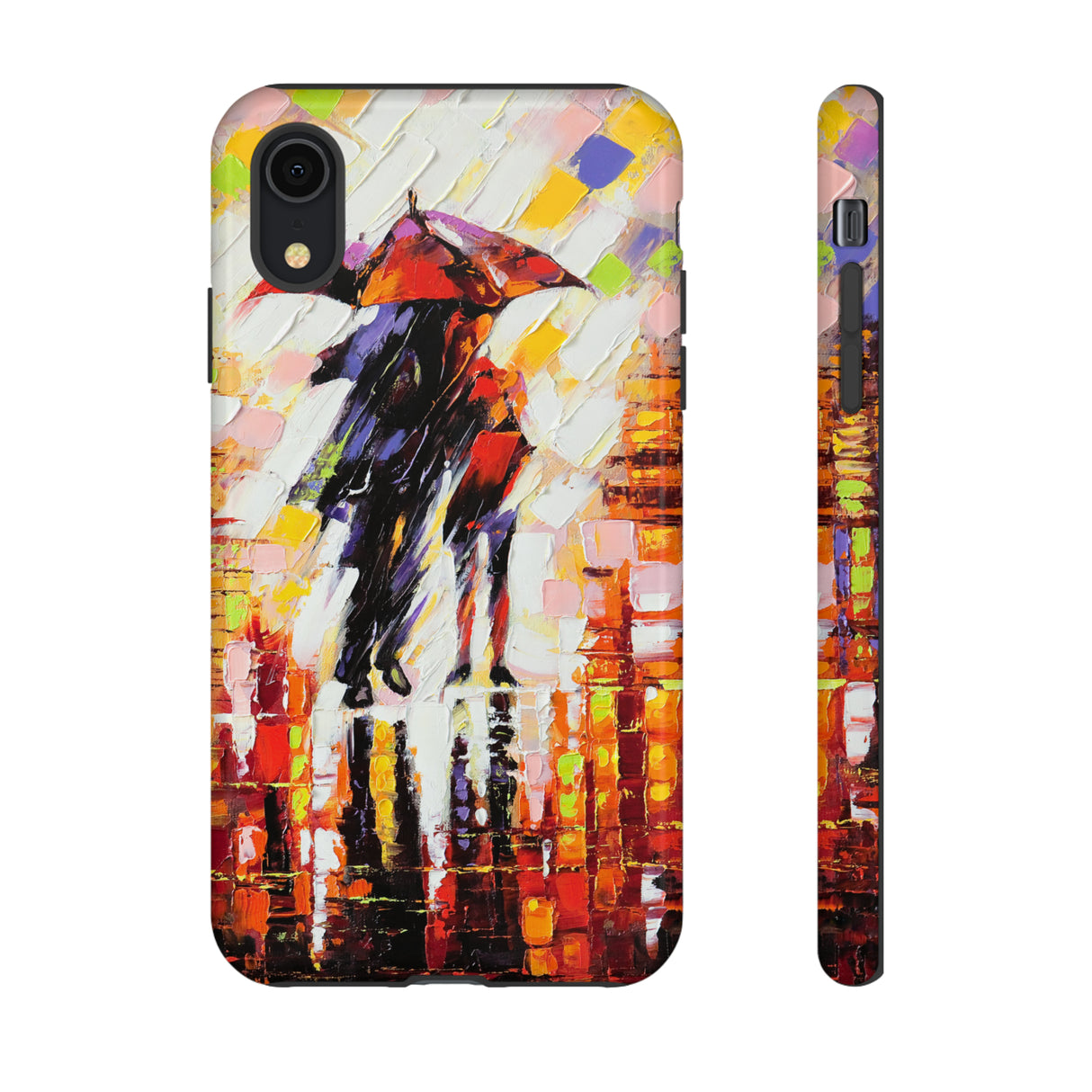 Oil Panting - Enamoured under Umbrella - Protective Phone Case