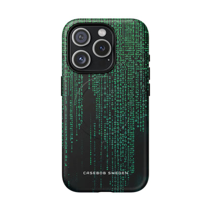 Matrix Gradient Flow iPhone 15 | Tough+ Phone Case