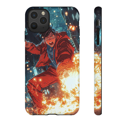 Flames Ignite Action - iPhone Case