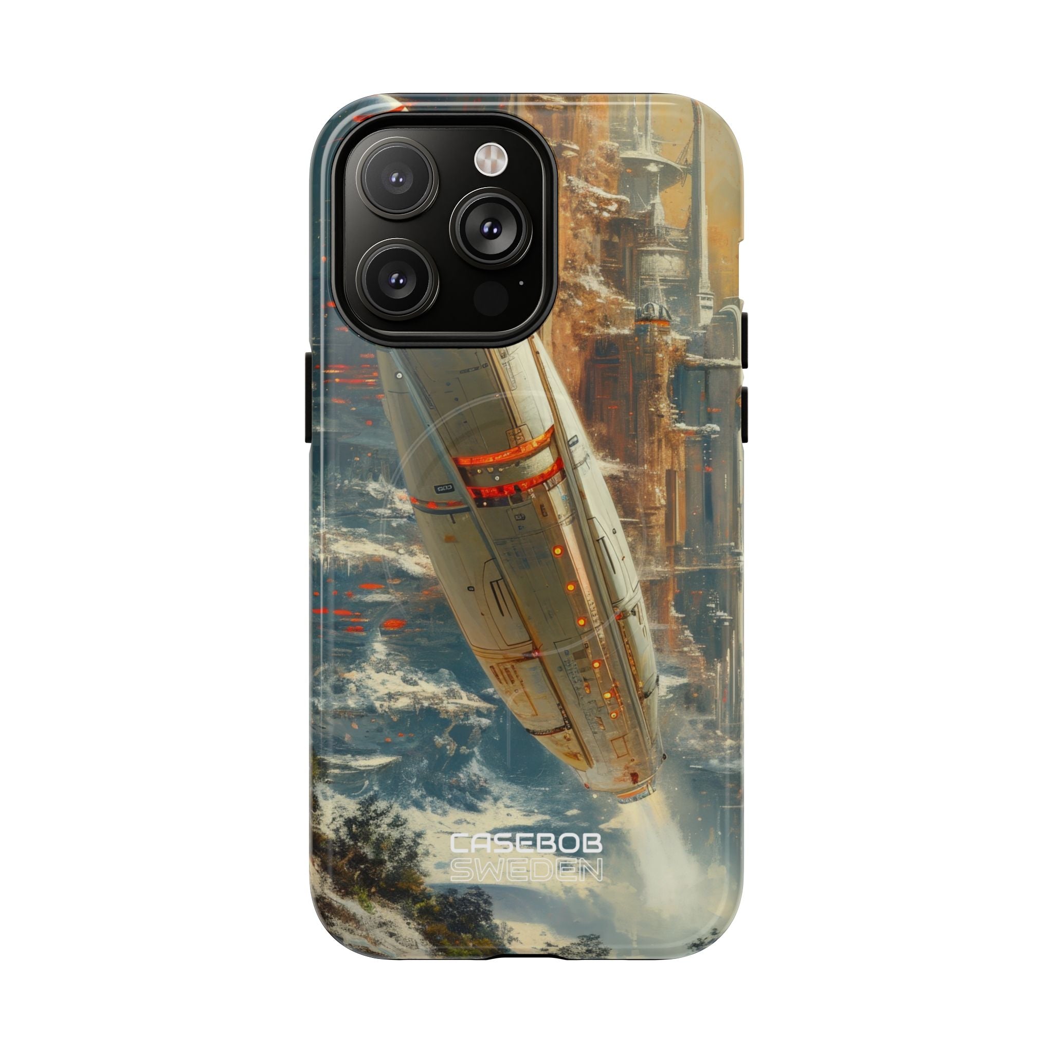 Futuristic Forest Voyage iPhone 14 - Tough+
