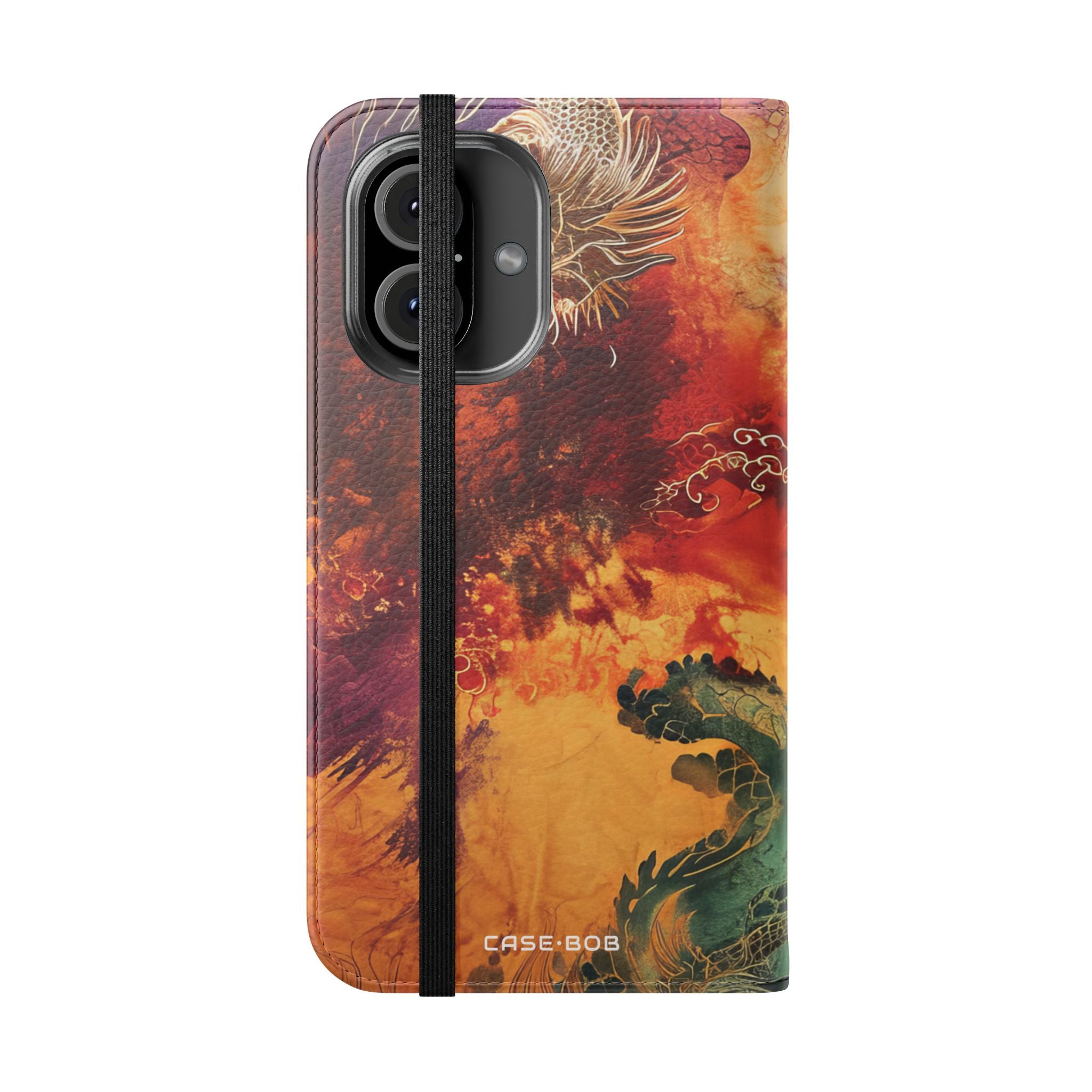 Golden Dragons Blaze - iPhone 16 Case - Portemonnee