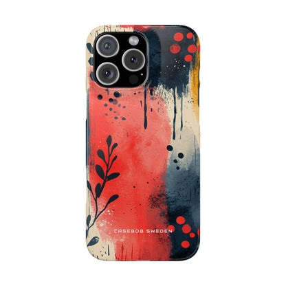 Vibrant Floral Energy iPhone 16 - Slim Phone Case