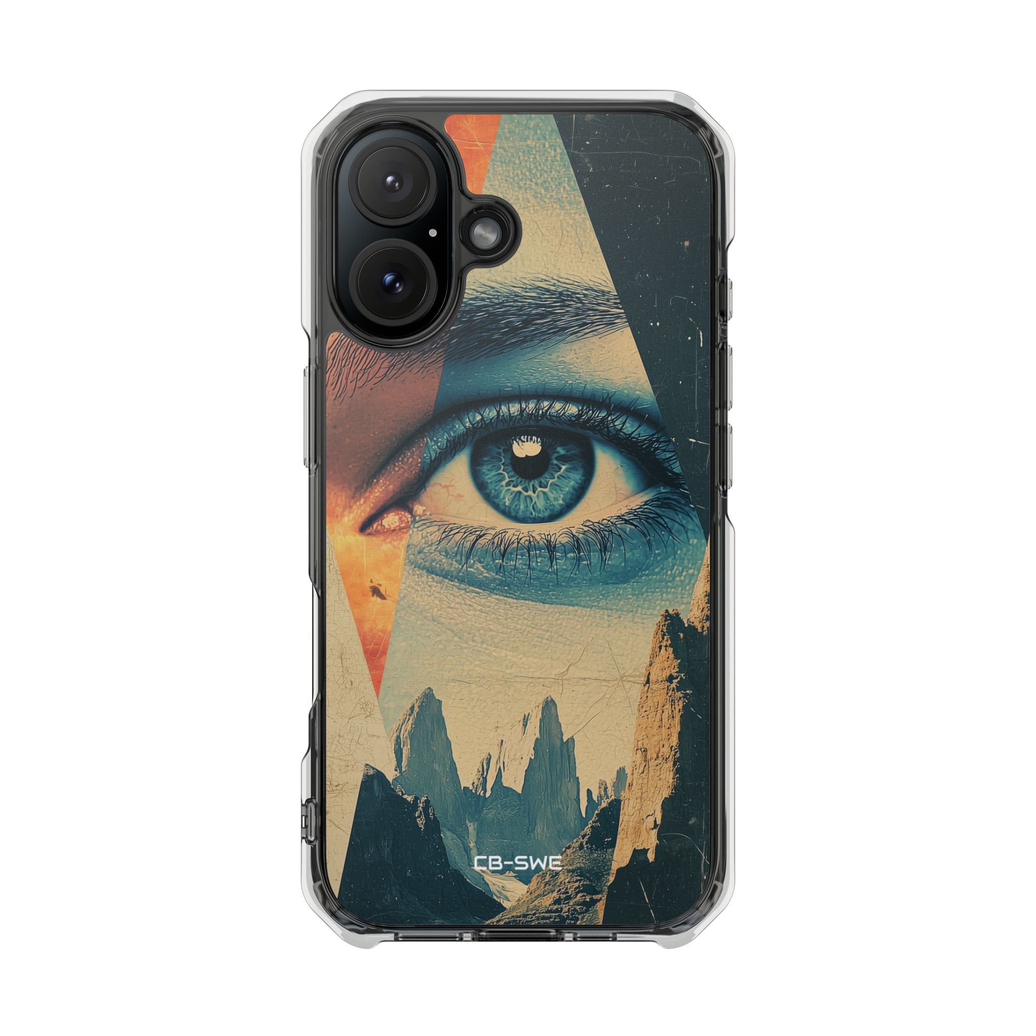 Eye Meets Mountains iPhone Case - Impact