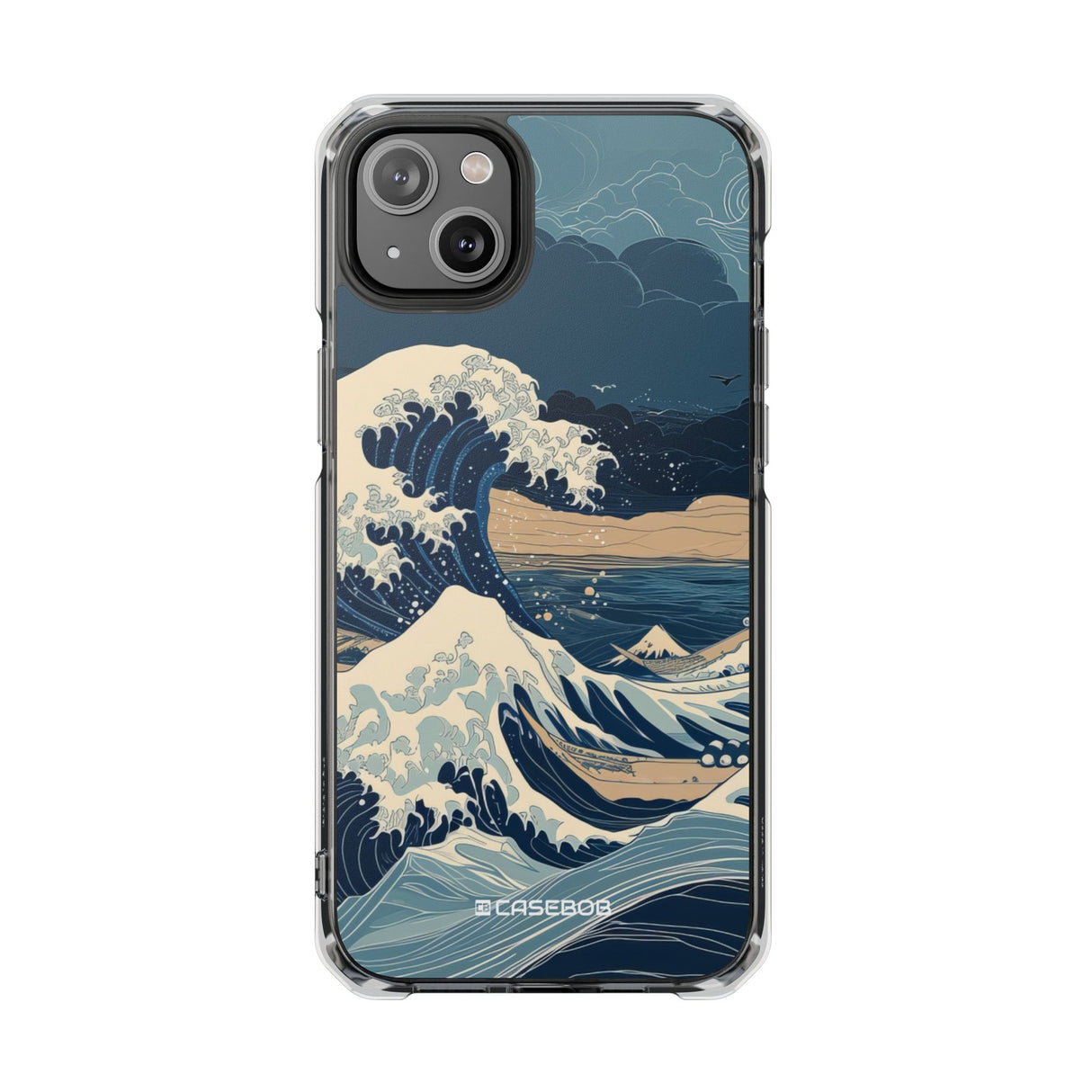 Oceanic Reverence - Phone Case for iPhone (Clear Impact - Magnetic)