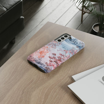 Floral Serenity Case - Tough Samsung S22 Phone Case