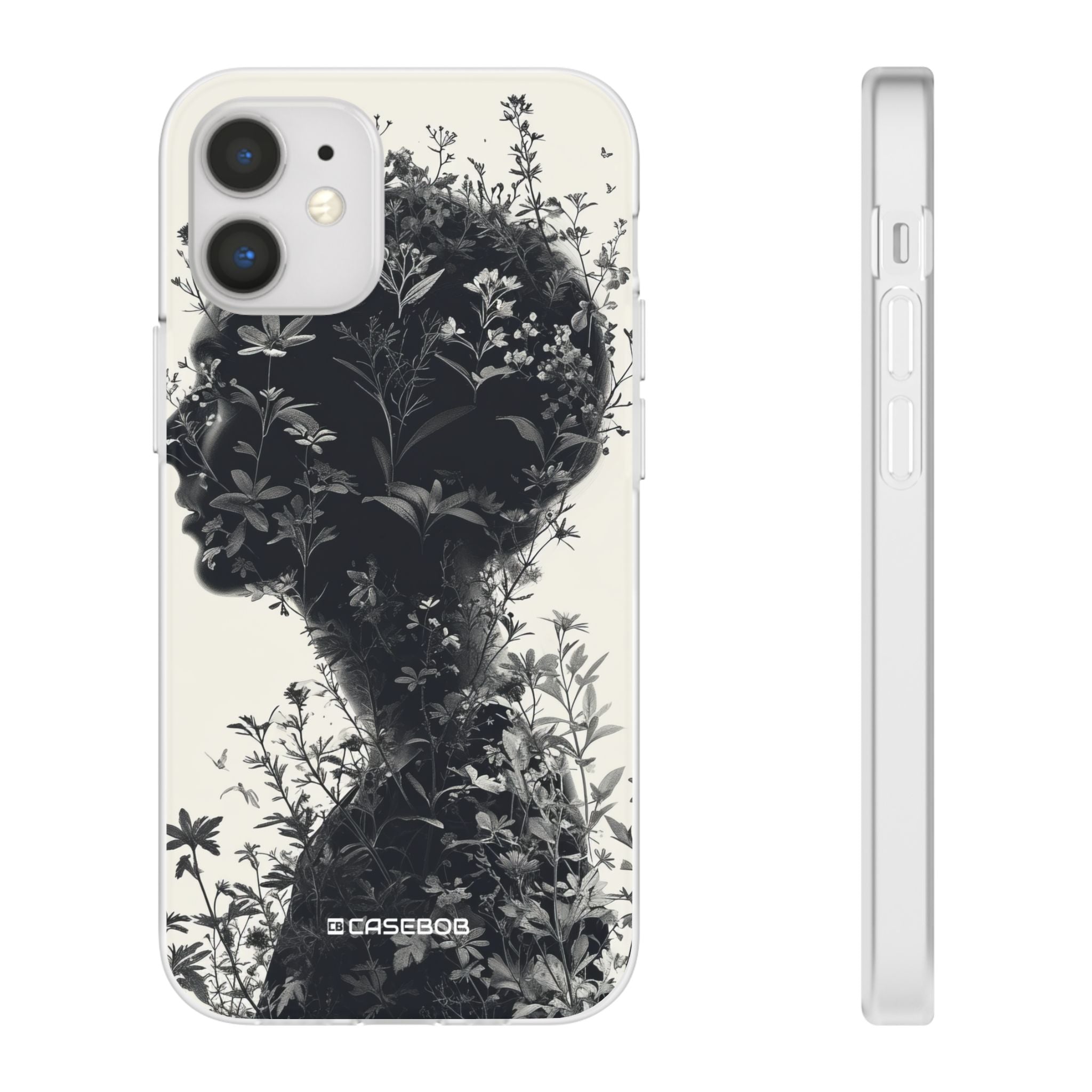 Botanical Silhouette Essence | Flexible Phone Case for iPhone