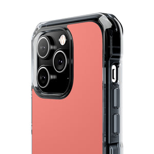 Coral Pink | Phone Case for iPhone (Clear Impact Case - Magnetic)