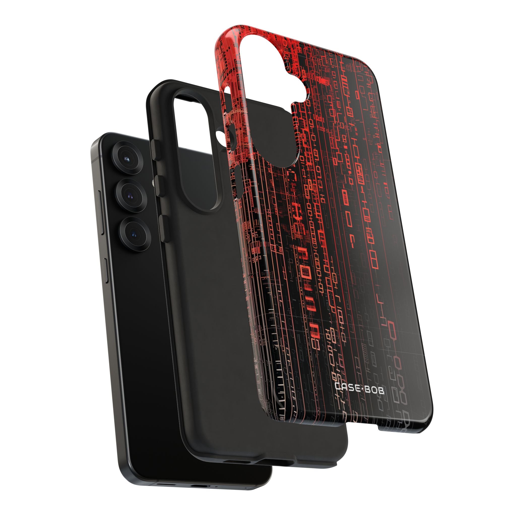 Crimson Glyphs Samsung S25 Case - Tough