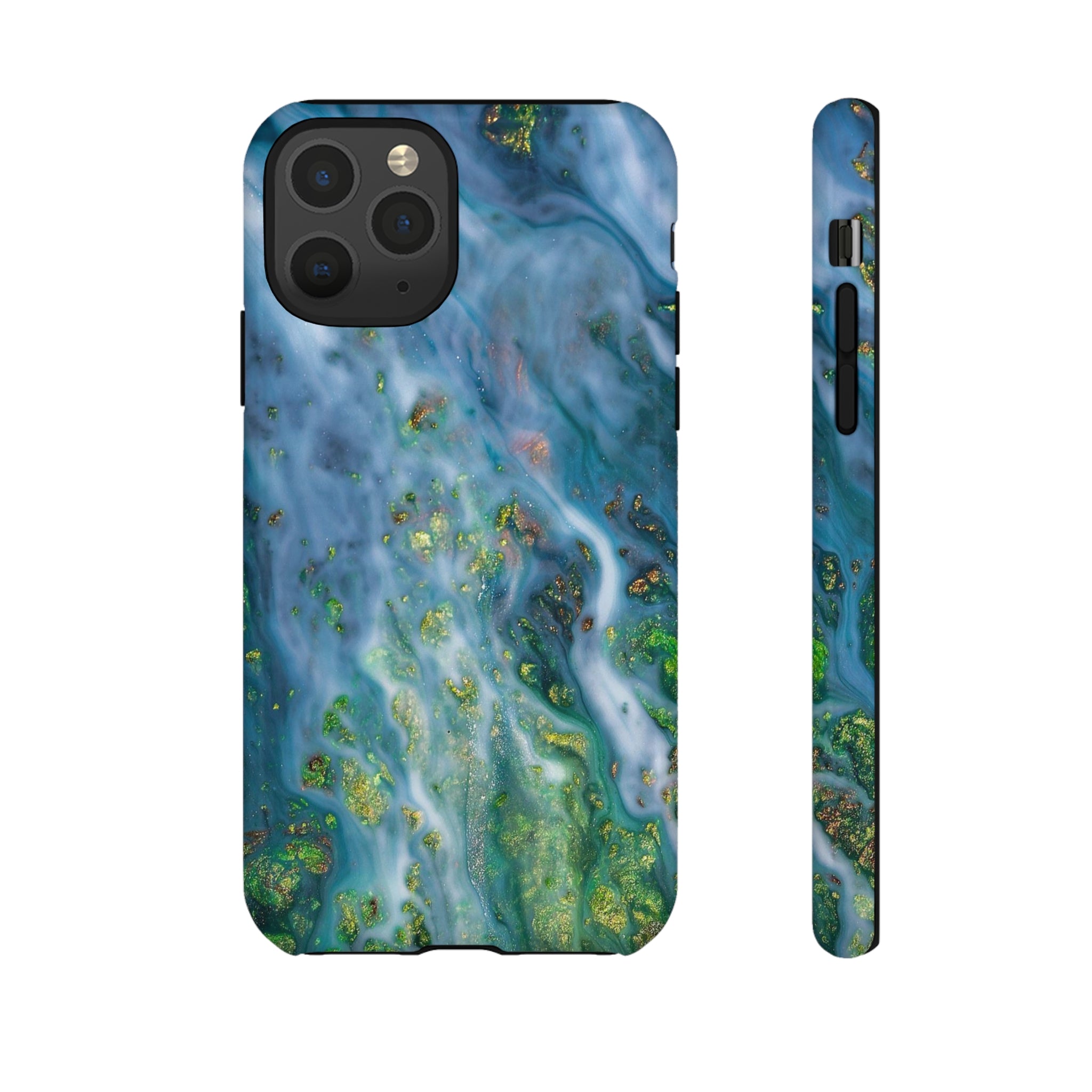 Forest Mist Ink Art iPhone Case (Protective) iPhone 11 Pro Glossy Phone Case