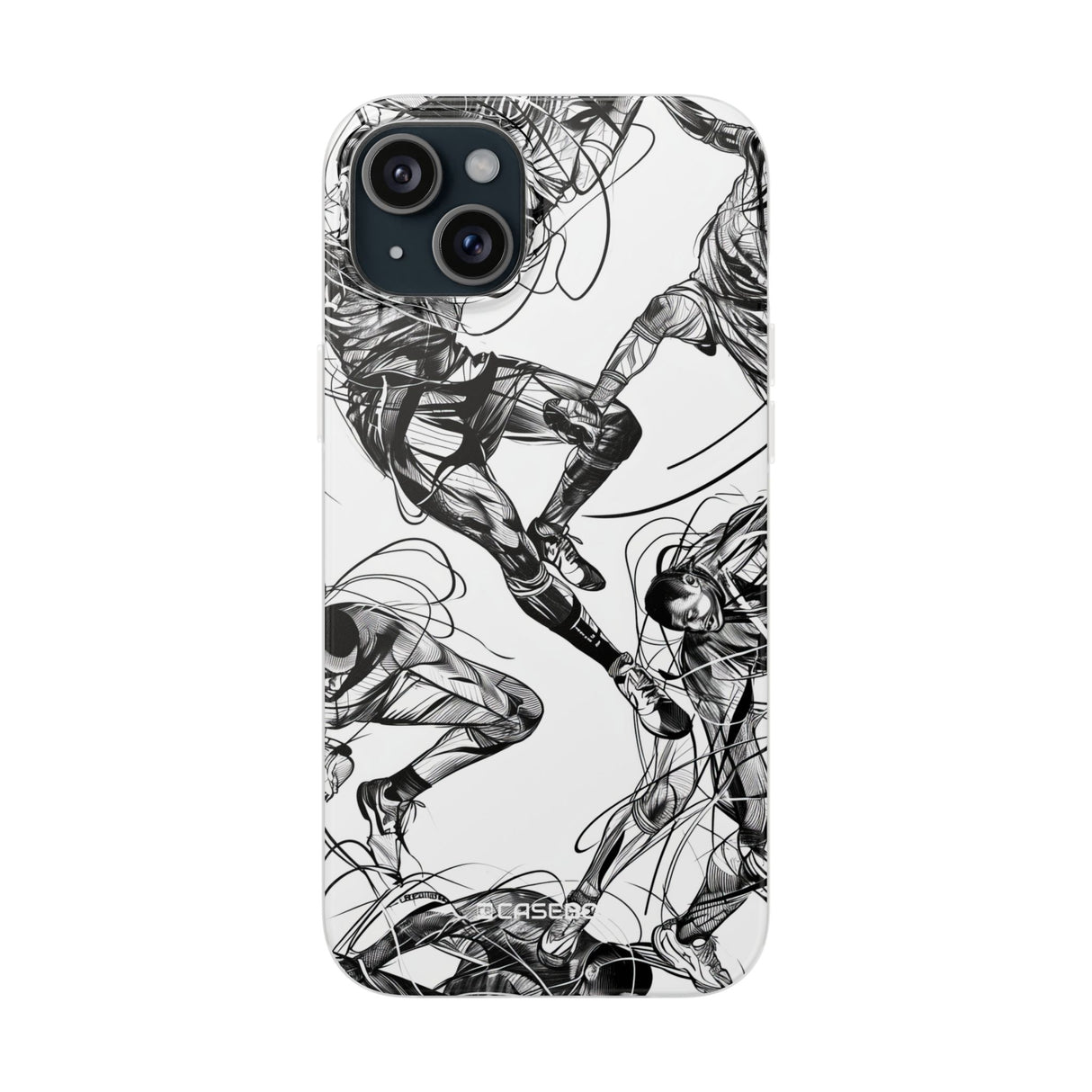 Dynamic Athletic Surrealism | Flexible Phone Case for iPhone