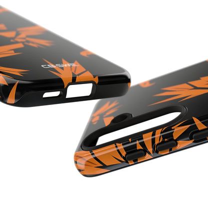Amber Orange Stylized Eagle Sticker Samsung S24 - Tough