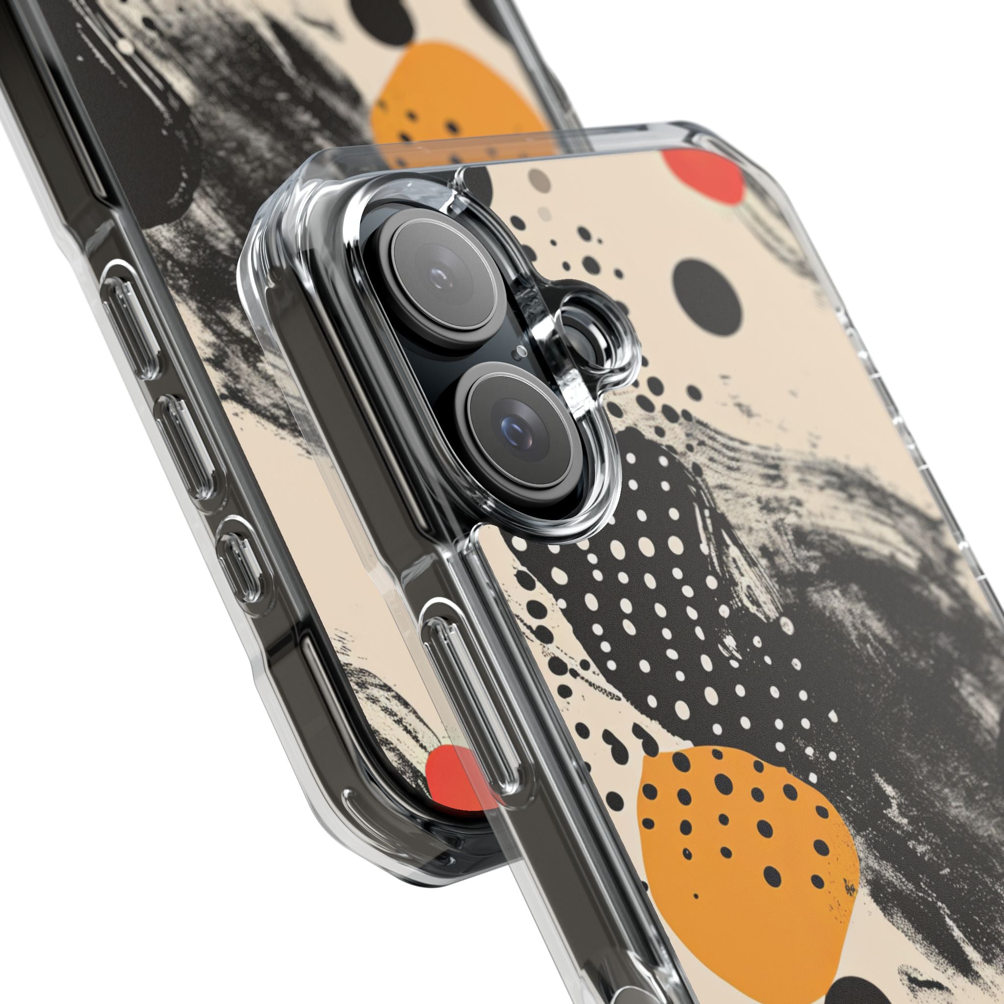 Swirl Chaos Geometry iPhone 16 - Impact Clear+