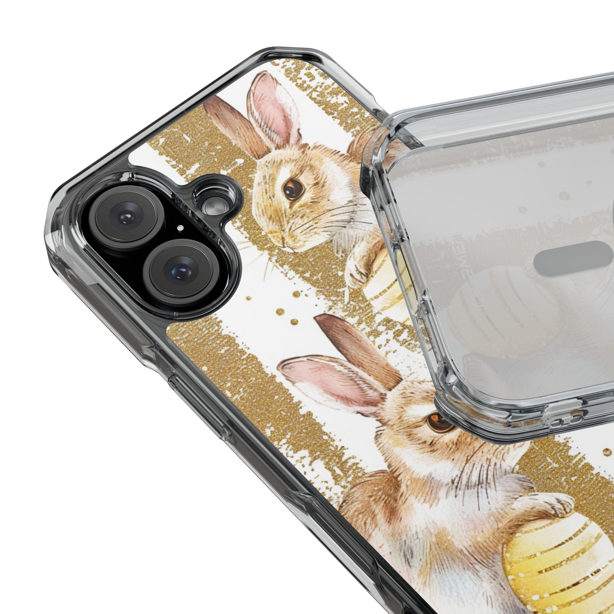 Bunnies Hold Eggs iPhone Case - Impact