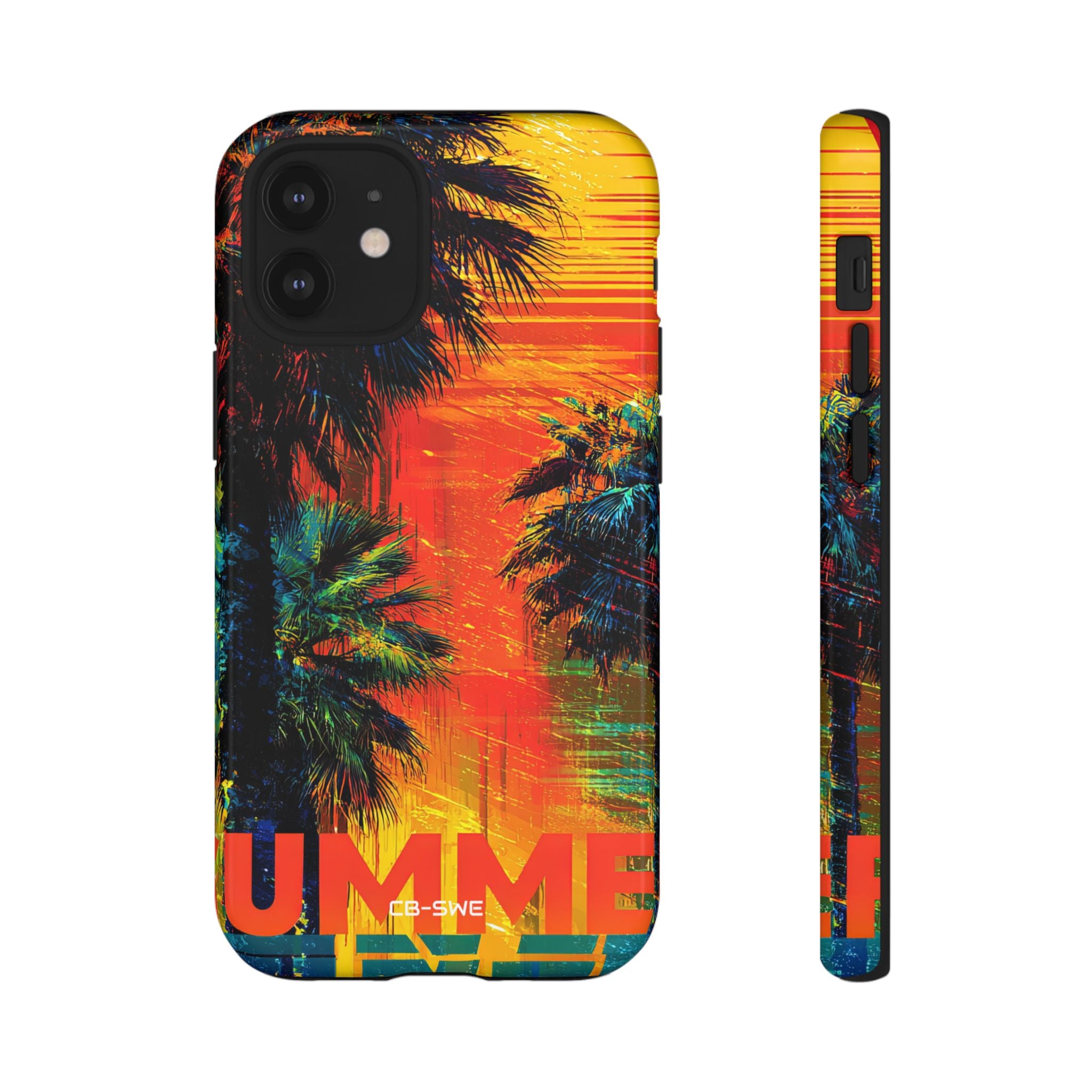 Summer Sunset Palms - iPhone Case