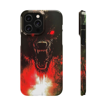 Bloodmoon Wolf's Lament iPhone 14 - Slim Phone Case