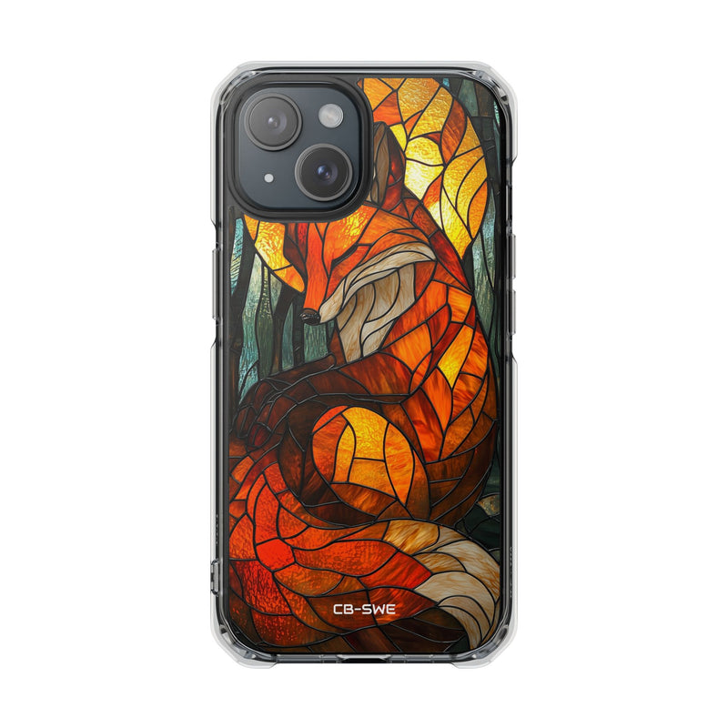 Fox Rests Under Sun iPhone Case - Impact