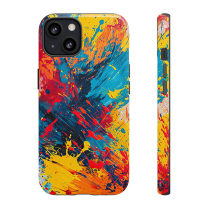 Artistic Brushstroke Bliss - Protective Phone Case