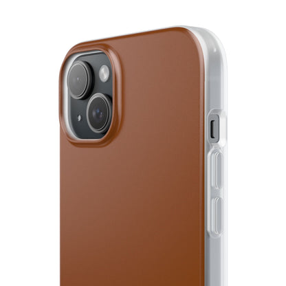 Saddle Brown iPhone 15 - Flexi Phone Case