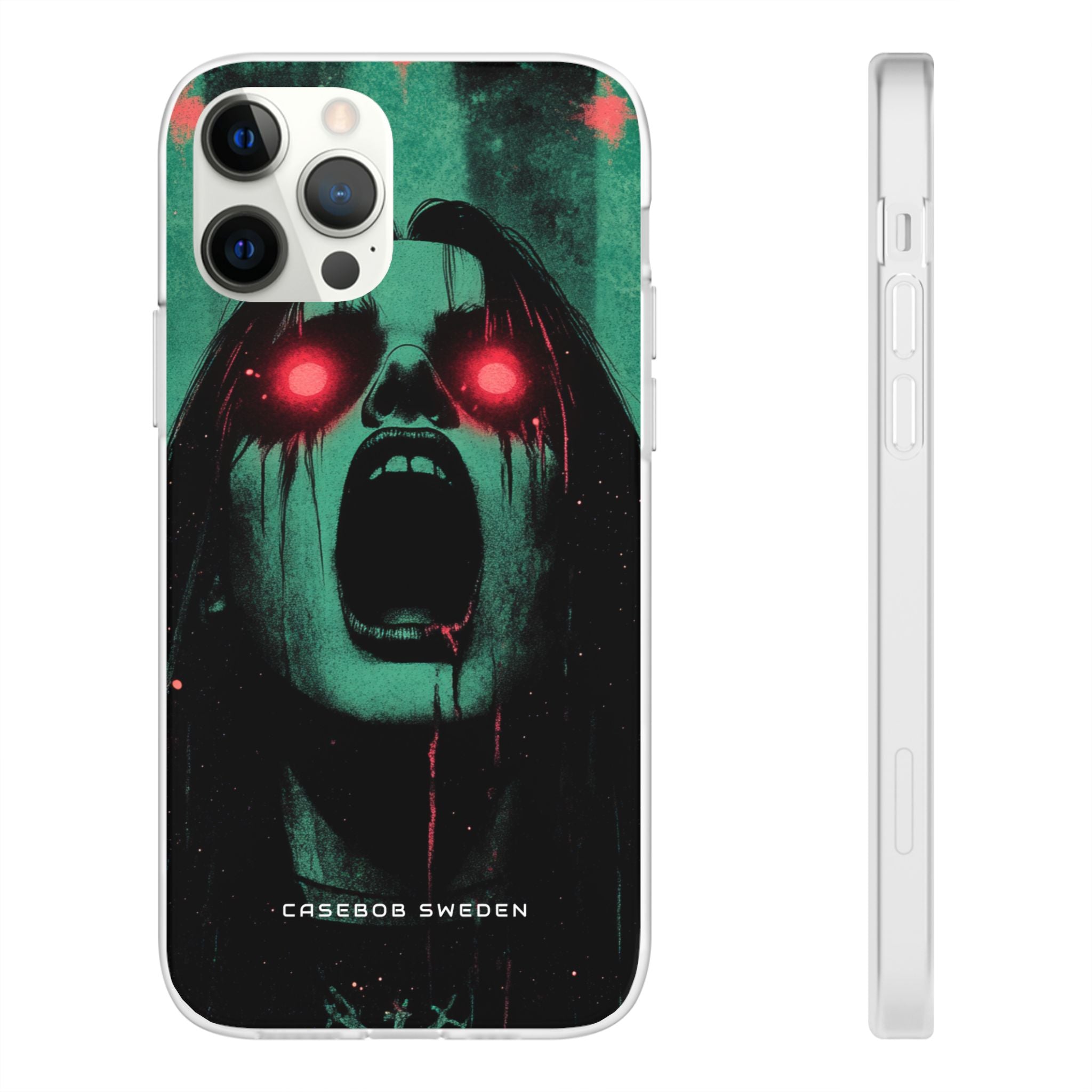 Haunting Glow of Gothic Eyes iPhone 12 - Flexi Phone Case